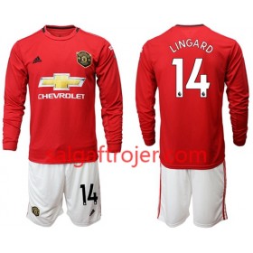 Manchester United Fodboldtrøjer Lingard 14 Børn Hjemmebanesæt 2019/20 Langærmet